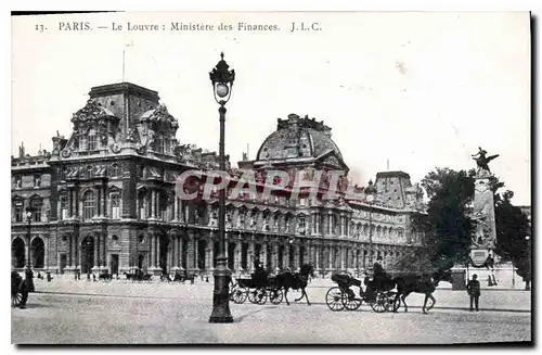 Cartes postales Paris Le Louvre Ministere des Finances