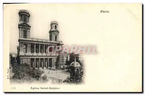 Cartes postales Paris Eglise Saint Sulpice