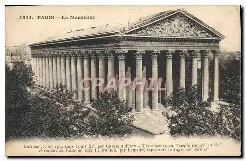 Cartes postales Paris La Madeleine