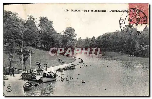 Ansichtskarte AK Paris Bois de Boulogne L'Embarcadere