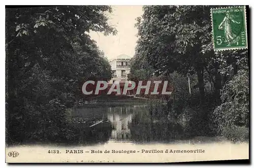 Ansichtskarte AK Paris Bois de Boulogne Pavillon d'Armenonville