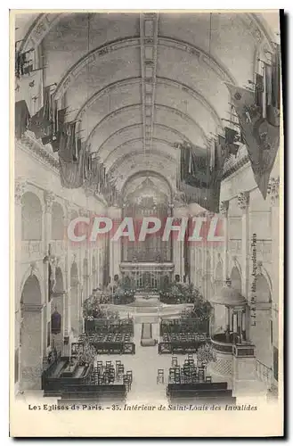 Cartes postales Les Eglise de Paris Interieur de Saint Louis des Invalides
