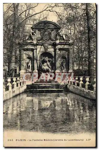 Ansichtskarte AK Paris La Fontaine Medicis Jardins du Luxembourg