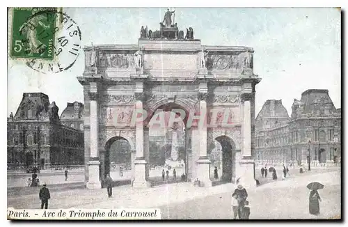 Cartes postales Paris Arc de Triomphe du Carrousel