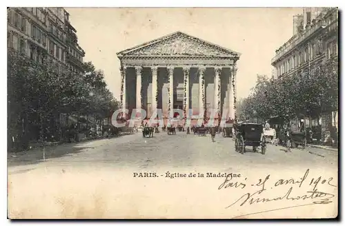 Cartes postales Paris Eglise de la Madeleine