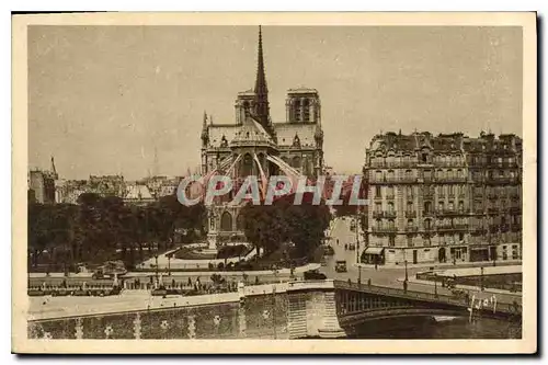 Ansichtskarte AK Paris L'Abside de Notre Dame