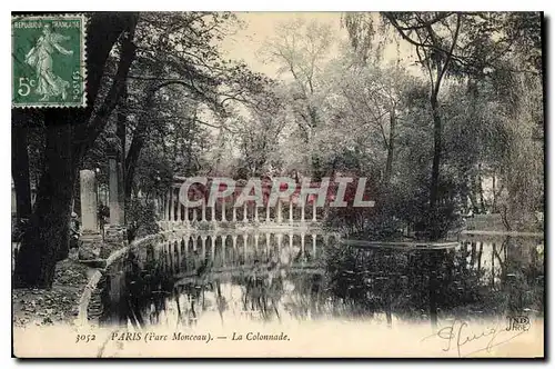 Ansichtskarte AK Paris Parc Monceau La Colonnade