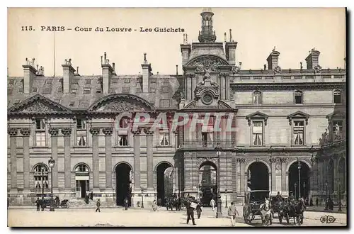 Cartes postales Paris Cour du Louvre Les Guichets