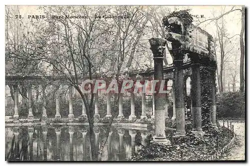 Ansichtskarte AK Paris Parc Monceau La Colonnade