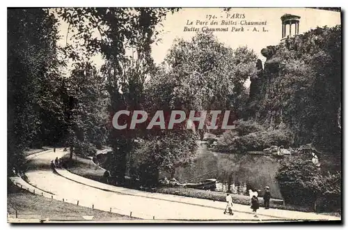 Ansichtskarte AK Paris Le Parc des Buttes Chaumont