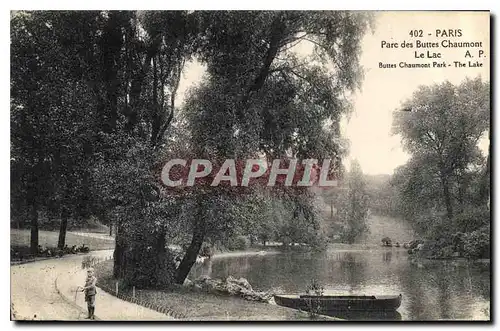 Ansichtskarte AK Paris Parc des Buttes Chaumont Le Lac