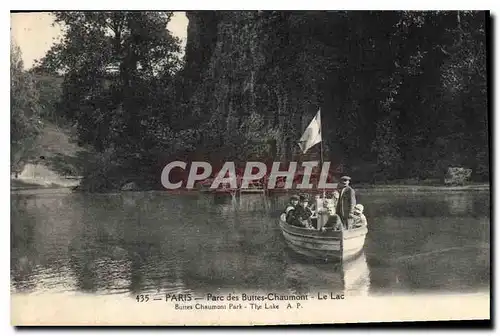 Ansichtskarte AK Paris Parc des Buttes Chaumont Le Lac