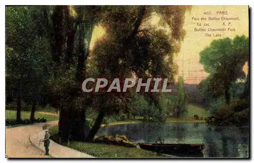 Cartes postales Paris Parc des Buttes Chaumont Le Lac