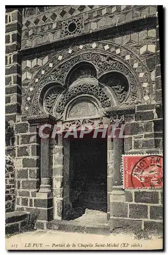 Ansichtskarte AK Le Puy Portail de la Chapelle Saint Michel