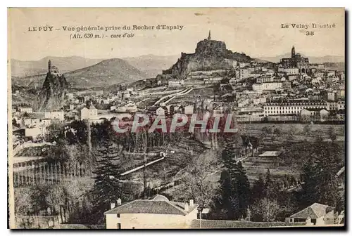 Ansichtskarte AK Le Puy Vue generale prise du Rocher d'Espaly