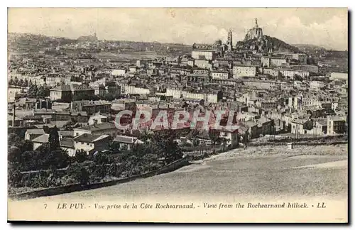 Cartes postales Le Puy Vue prise de la Cote Rochearnaud