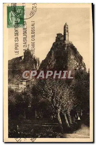 Ansichtskarte AK Le Puy Les Rochers St Michel d'Aiguilhe et Corneille ND de France