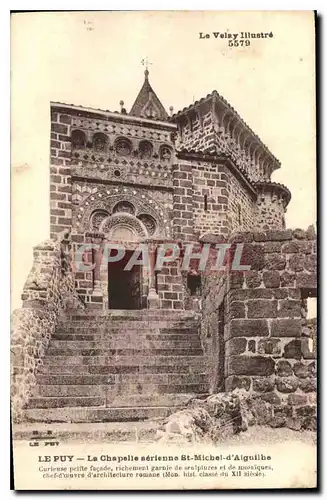 Ansichtskarte AK Le Puy La Chapelle aerienne St Michel d'Aiguilhe