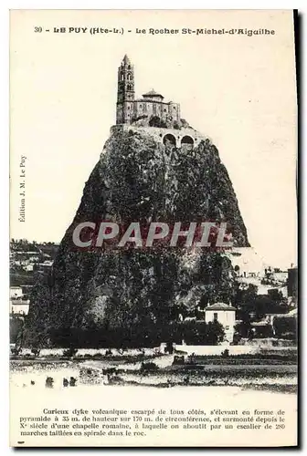 Ansichtskarte AK Le Puy Hte Lr Le Rocher St Michel d'Aiguilhe