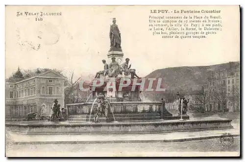 Cartes postales Le Puy La Fontaine Crozatier