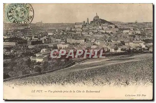 Ansichtskarte AK Le Puy Vue generale prise de la Cote de Rochearnaud