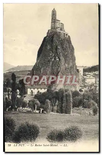 Cartes postales Le Puy Le Rocher Saint Michel