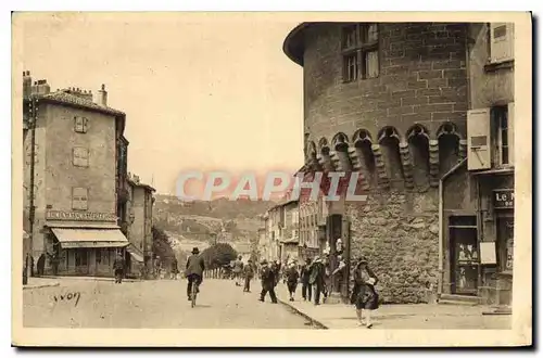 Ansichtskarte AK Auvergne Le Puy Haute Loire La Tour Pannessac et Boulevard Carnot