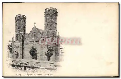 Ansichtskarte AK Le Puy L'Eglise des Carmes