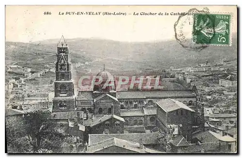 Ansichtskarte AK Le Puy en Velay Hte Loire Le Clocher de la Cathedrale