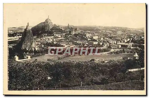 Cartes postales Le Puy Vue generale Les Rochers Corneille et Aiguilhe