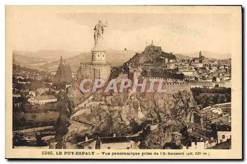 Cartes postales Le Puy Espaly Vue panoramique prise de l'Arbousset