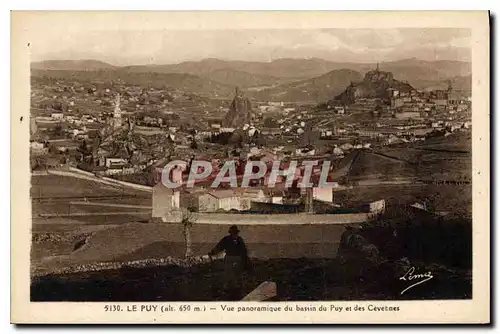 Ansichtskarte AK Le Puy Vue panoramique du bassin du Puy at des Cevennes