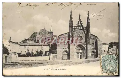 Ansichtskarte AK Le Puy Eglise St Laurent