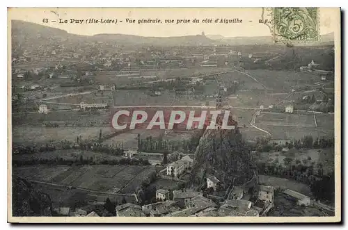 Ansichtskarte AK Le Puy Hte Loire Vue generale vue prise du Cote d'Aiguilhe