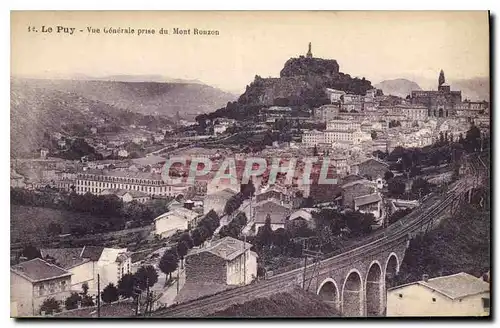 Ansichtskarte AK Le Puy Vue Generale prise du Mont Ronzon