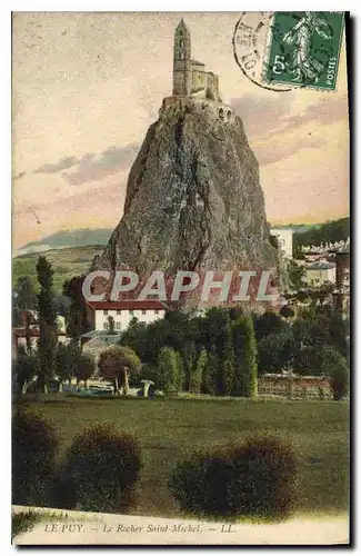 Cartes postales Le Puy Le Rocher Saint Michel