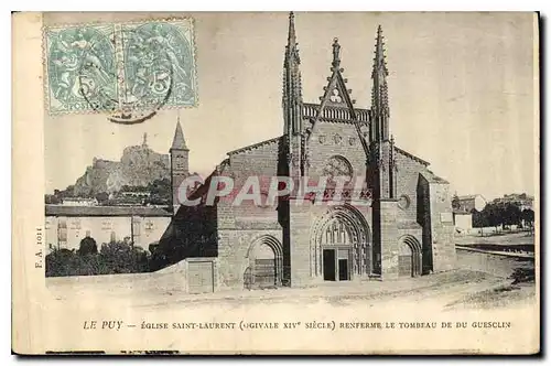 Cartes postales Le Puy Eglise Saint Laurent