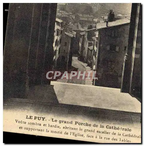 Ansichtskarte AK Le Puy Le grand Porche de la Cathedrale