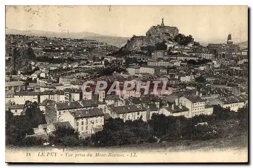 Ansichtskarte AK Le Puy Vue prise du Mont Ronzon