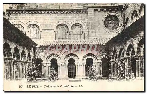 Cartes postales Le Puy Cloitre de la Cathedrale