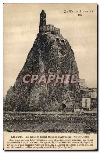 Cartes postales Le Puy Le Rocher Saint Michel d'Aiguilhe