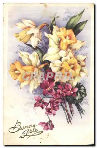 Cartes postales Bonne Fete Fleurs