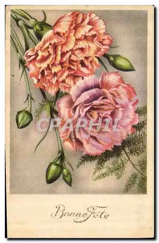 Cartes postales Bonne Fete Fleurs