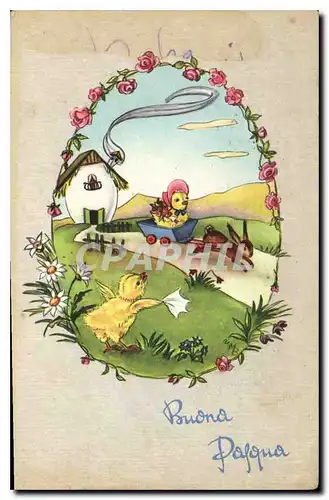 Cartes postales P�ques Lapin