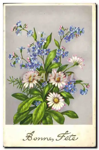 Cartes postales Bonne Fete Fleurs