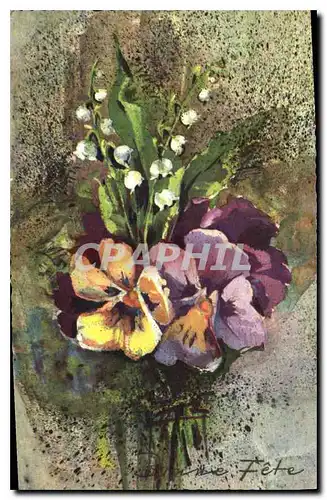 Cartes postales Bonne Fete Fleurs