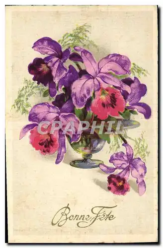 Cartes postales Bonne Fete Fleurs