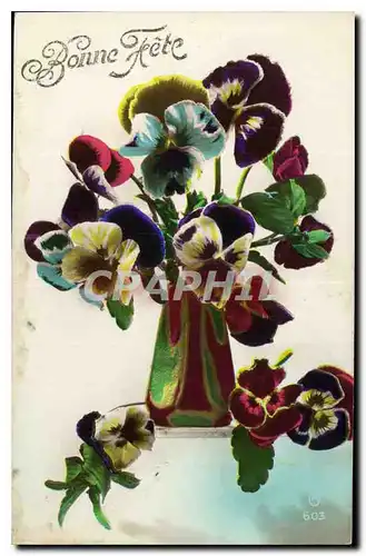 Cartes postales Bonne Fete Fleurs