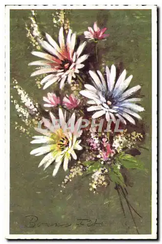 Cartes postales Bonne Fete fleurs