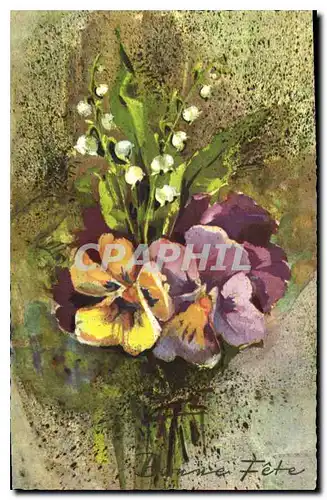 Cartes postales Bonne Fete Fleurs